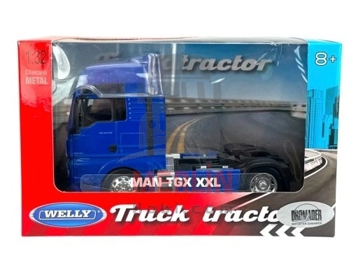 1/32 - MAN TGX XXL 6x4 Mavi -  WELLY 