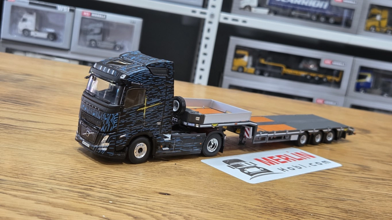 1/50 VOLVO FH AERO 4X2 + Lowbed Dorse 3 Aks