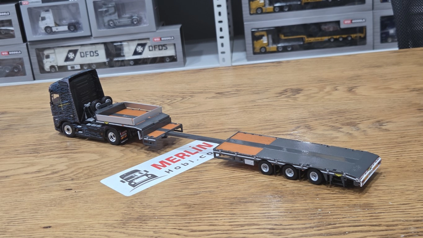 1/50 Volvo FH4 FH16 750hp XL 4x2 + Lowbed Dorse 3 Aks