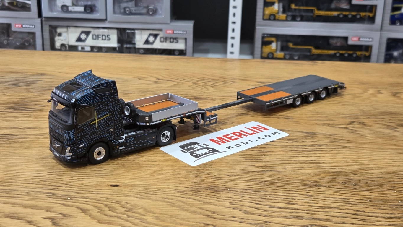 1/50 VOLVO FH AERO 4X2 + Lowbed Dorse 3 Aks