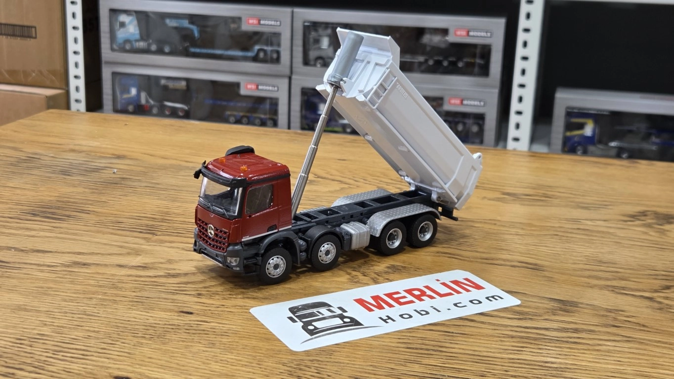 1/50  Mercedes AROCS 8X4 - CARNEHL Beyaz Damperli Kamyon