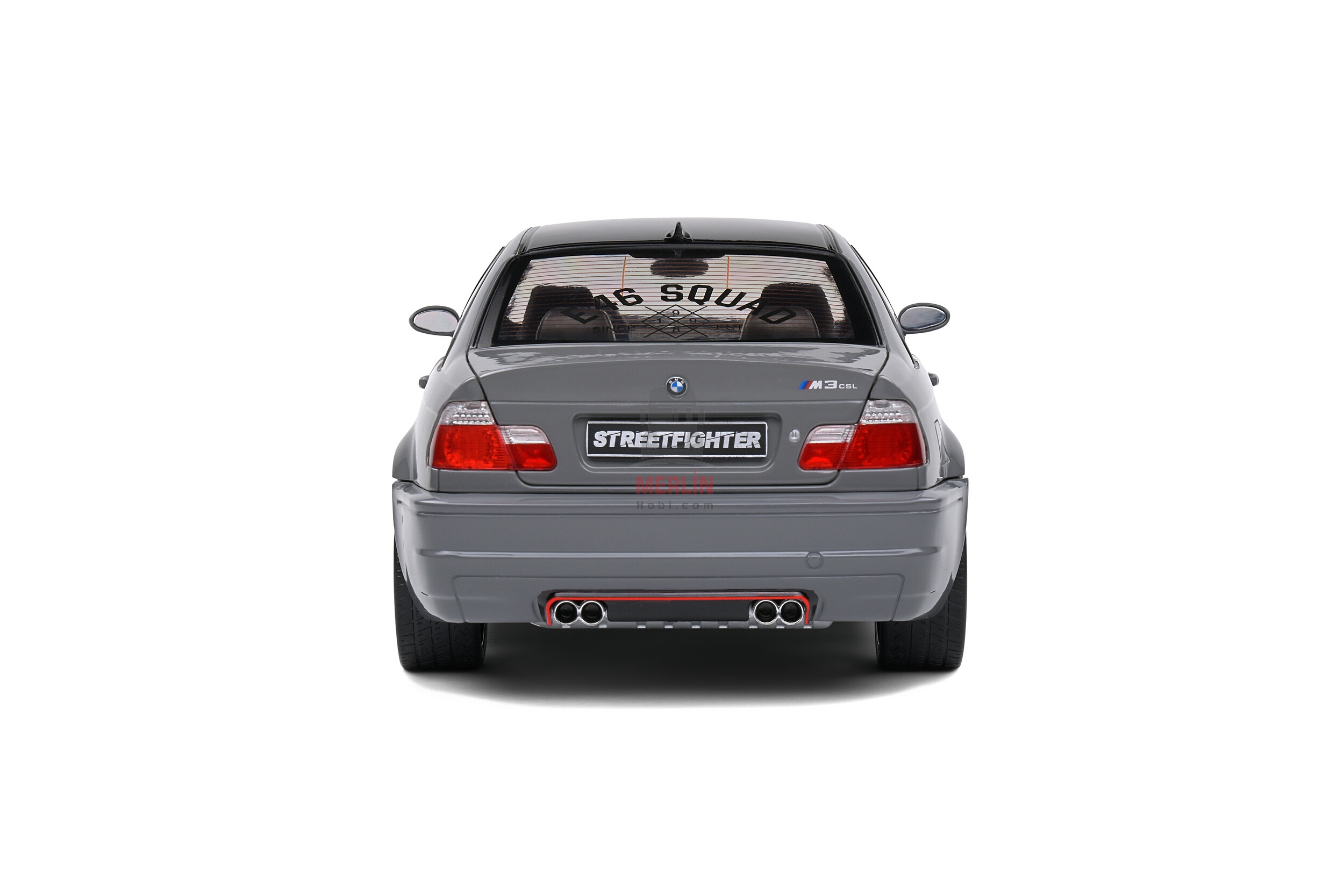 Solido 1/18 Scale S1806508 - BMW E46 M3 COUPE STREETFIGHTERS – Nardo Grey – 2000