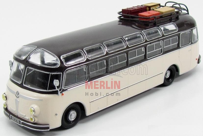 1/43 Ölçek -ikinci el - EDICOLA - ISOBLOC - TYPE 648 DP AUTOBUS 1955 Klasik Otobüs 