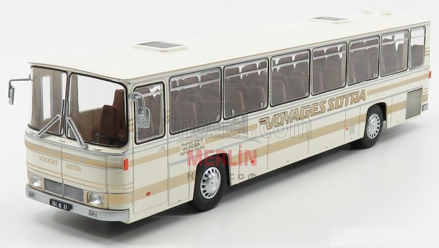 1/43 Ölçek - ikinci el -EDICOLA - SAVIEM - E7L AUTOBUS CANADA 1970 Klasik Otobüs 