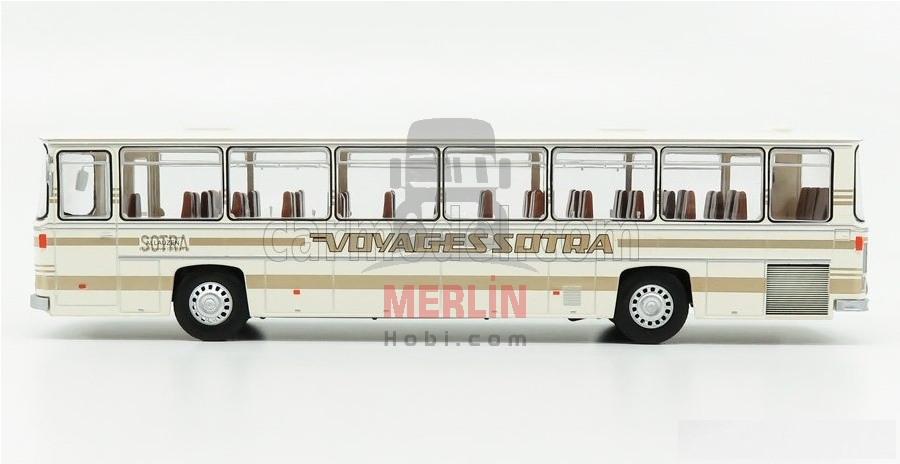 1/43 Ölçek - ikinci el -EDICOLA - SAVIEM - E7L AUTOBUS CANADA 1970 Klasik Otobüs 