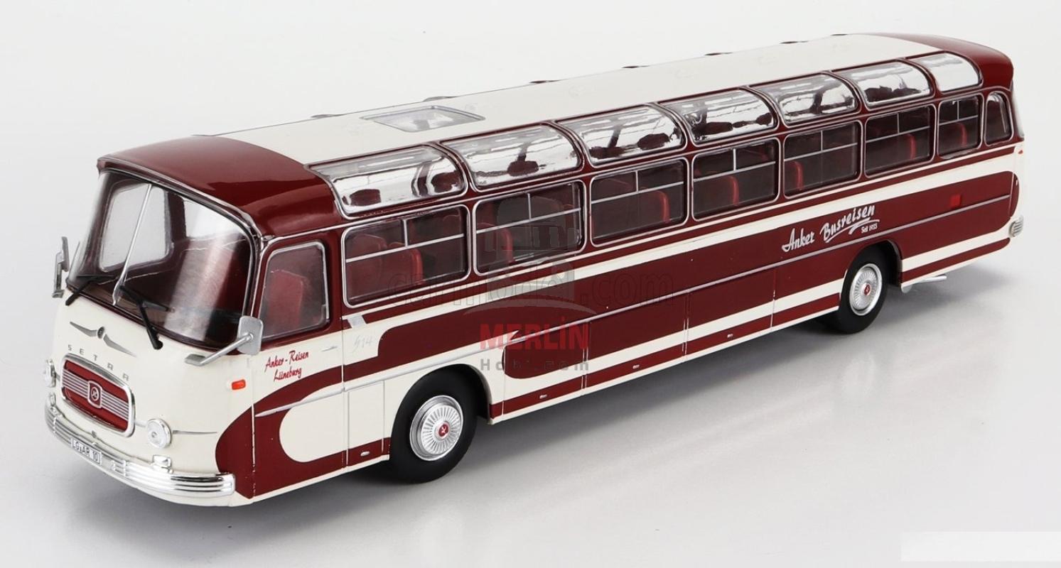 1/43 Ölçek -ikinci el -EDICOLA - SETRA - S14 AUTOBUS 1966 Klasik Otobüs 
