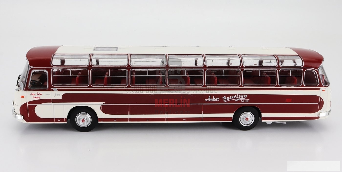 1/43 Ölçek -ikinci el -EDICOLA - SETRA - S14 AUTOBUS 1966 Klasik Otobüs 