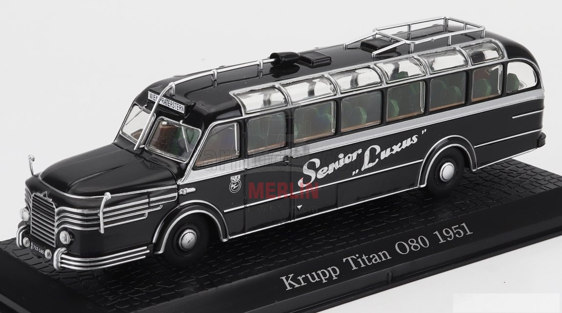 1/43 scale - EDICOLA - KRUPP - O80 TITAN AUTOBUS SENIOR LUXUS 1951