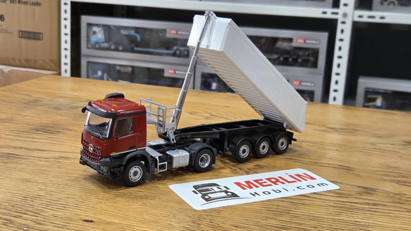 1/50 Mercedes-Benz Arocs 4x2 + SCHMITZ CARGOBULL kasalı damperli kamyon’’