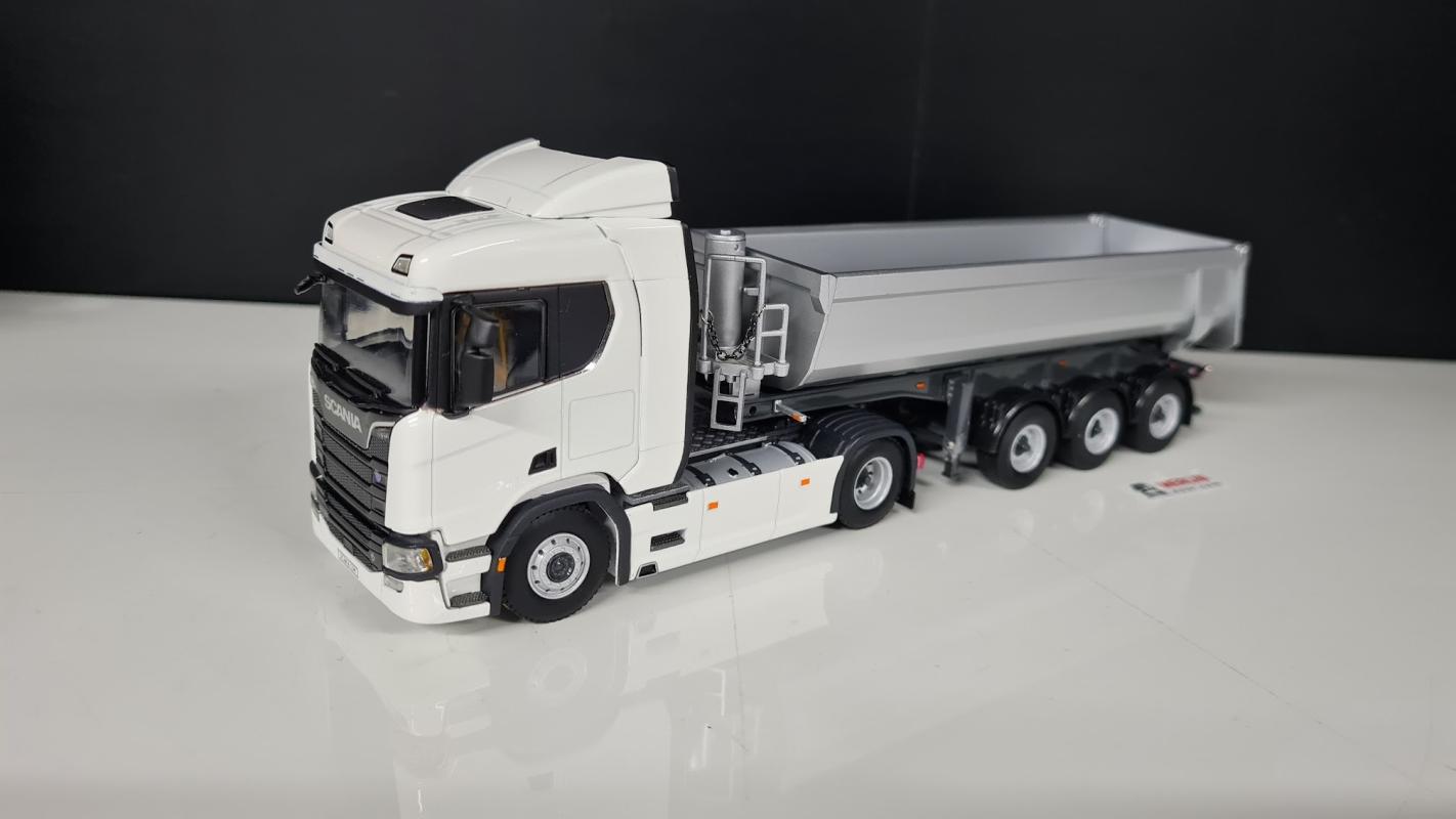 1/50 Scania R730 4x2 + Damper Dorseli Tır Çekici