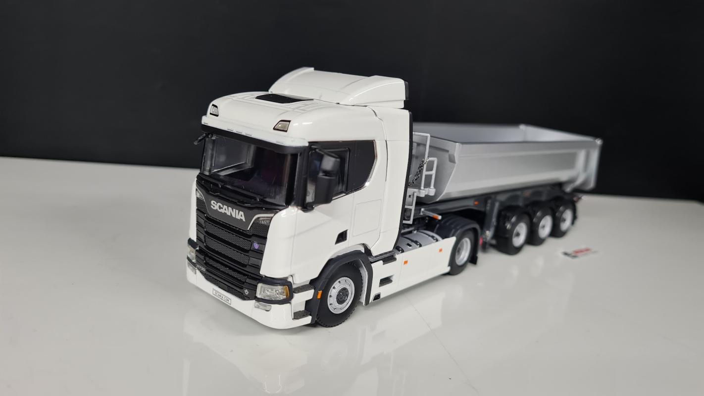 1/50 Scania R730 4x2 + Damper Dorseli Tır Çekici