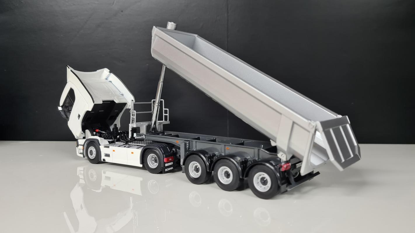 1/50 Scania R730 4x2 + Damper Dorseli Tır Çekici