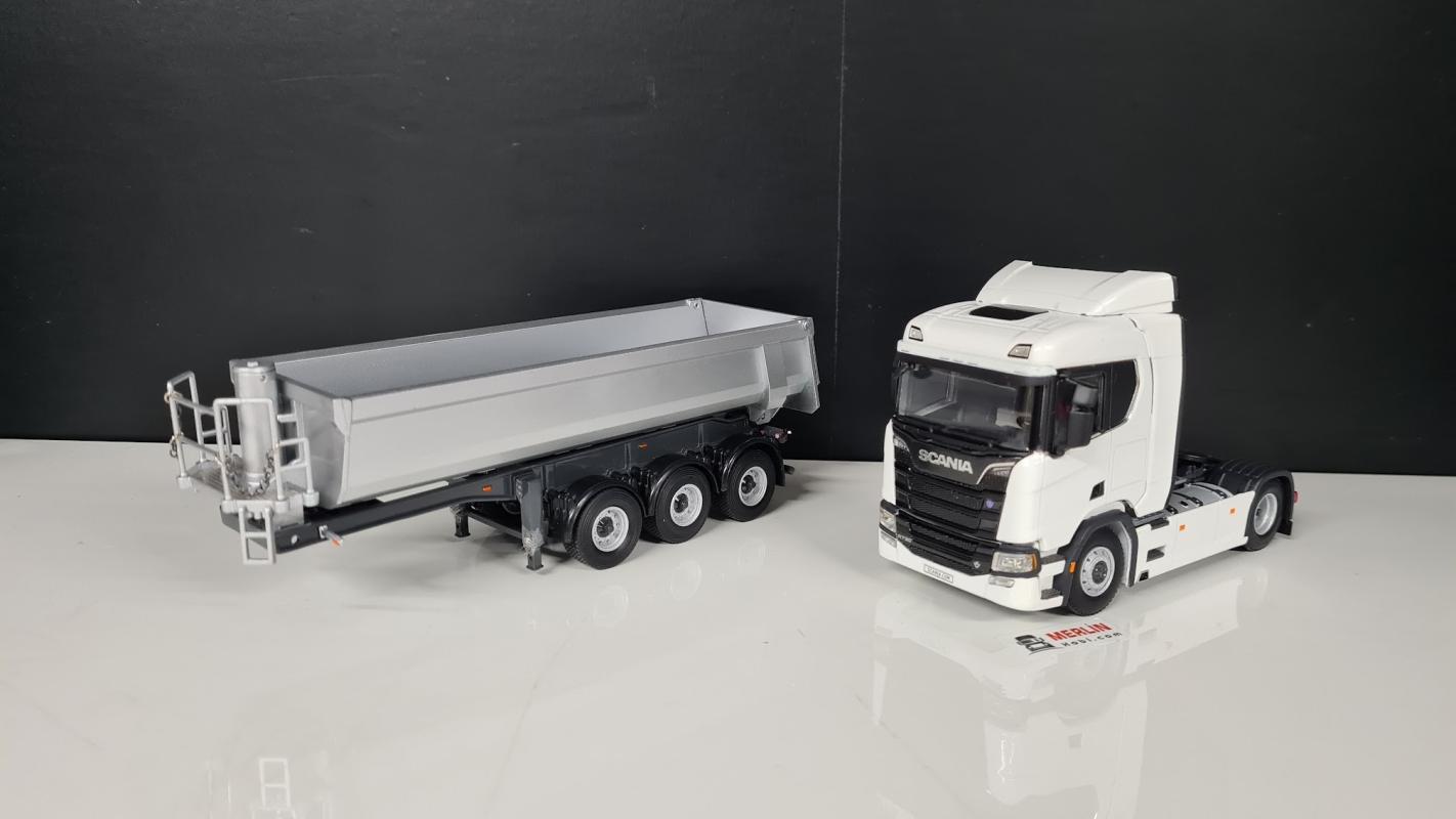 1/50 Scania R730 4x2 + Damper Dorseli Tır Çekici