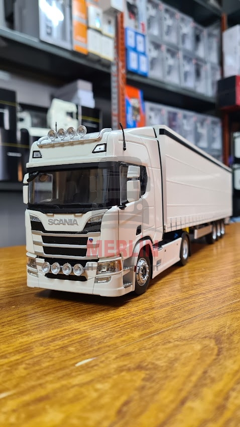 1/32 Scania Highline 4x2 + Tenteli Dorse Beyaz Renk