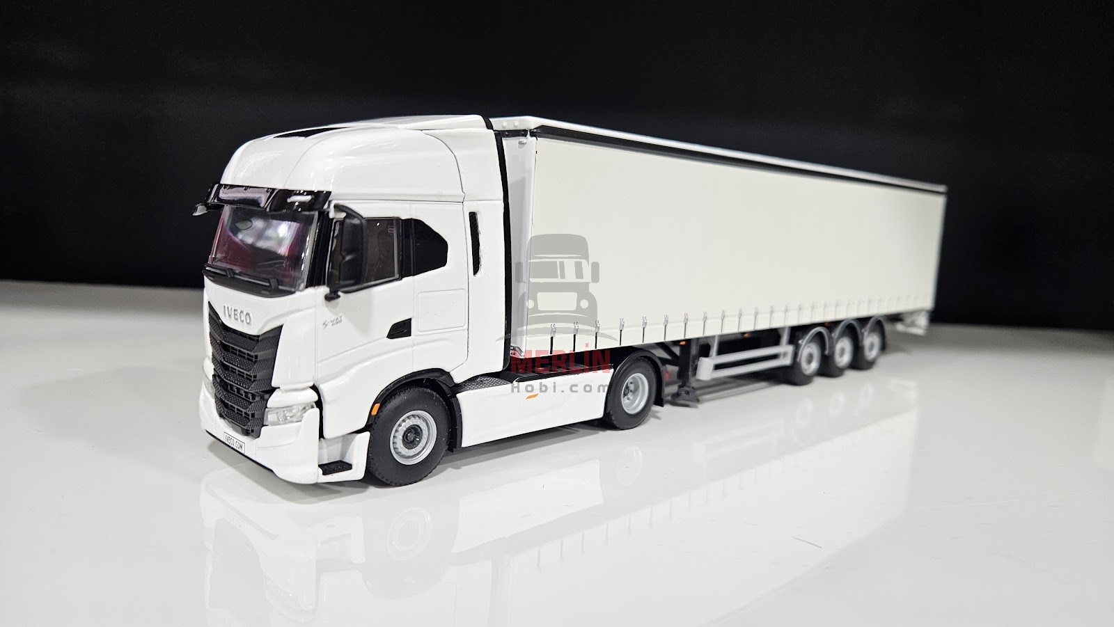 1/50 - IVECO S-WAY AS HIGH 4X2  + Tenteli  Trailer