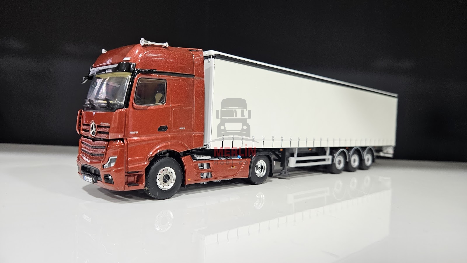 1/50 - Mercedes ACTROS L MP5  4X2 + Tenteli  Trailer