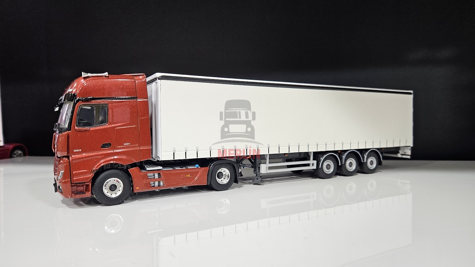 1/50 - Mercedes ACTROS L MP5  4X2 + Tenteli  Trailer