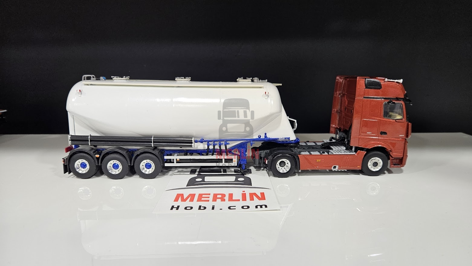 1/50 Mercedes Actros L  4x2 + Silobas Trailer Tır Çekici