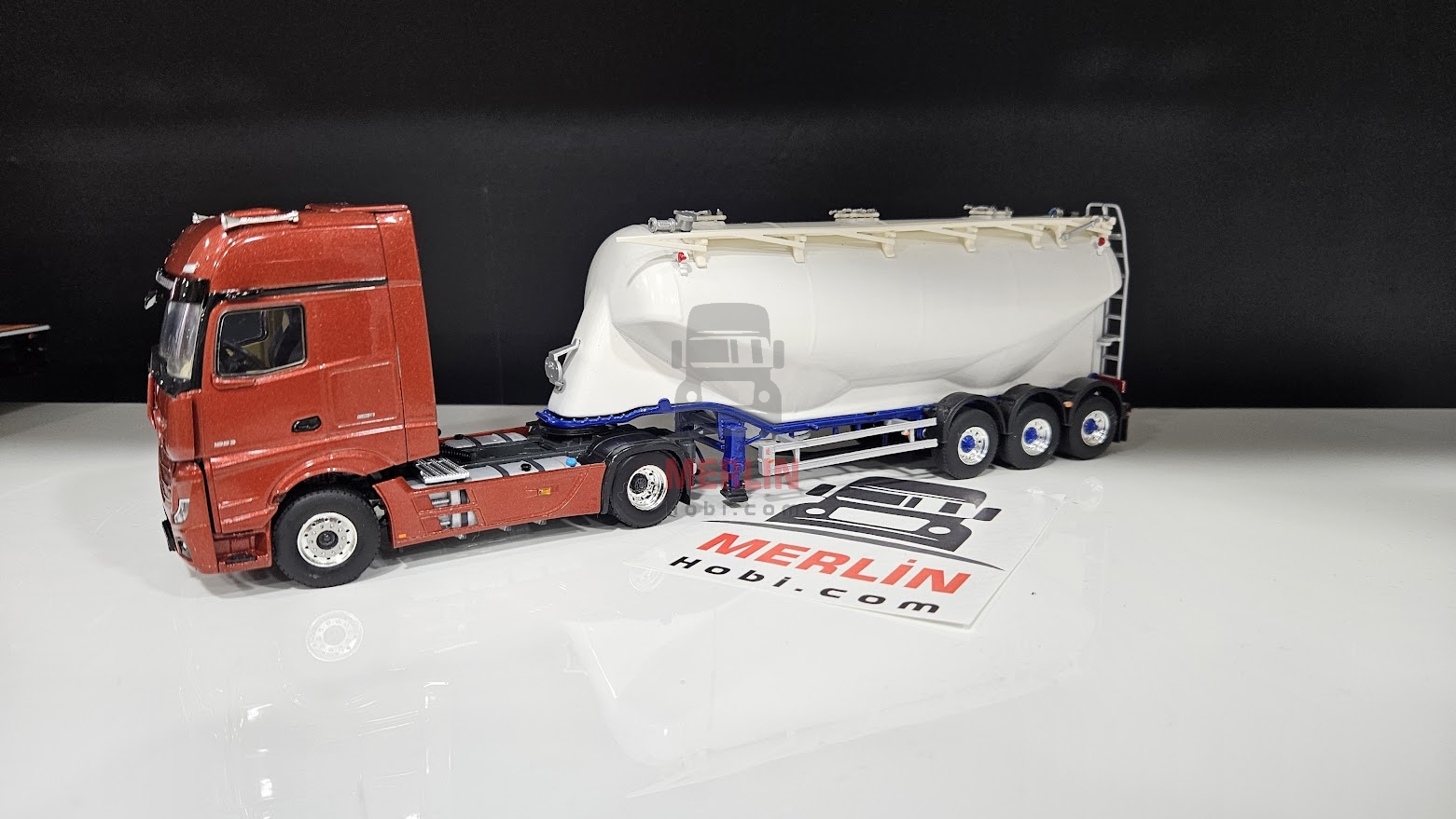 1/50 Mercedes Actros L  4x2 + Silobas Trailer Tır Çekici