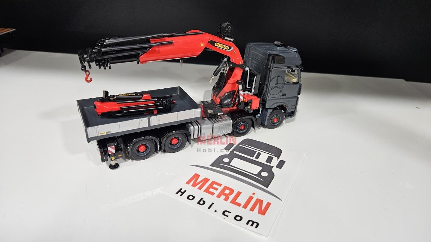 ikinci el - Mercedes AROCS BIG SPACE 8X4 + PALFINGER PK 165.002 TEC7 + JIB Vinçler