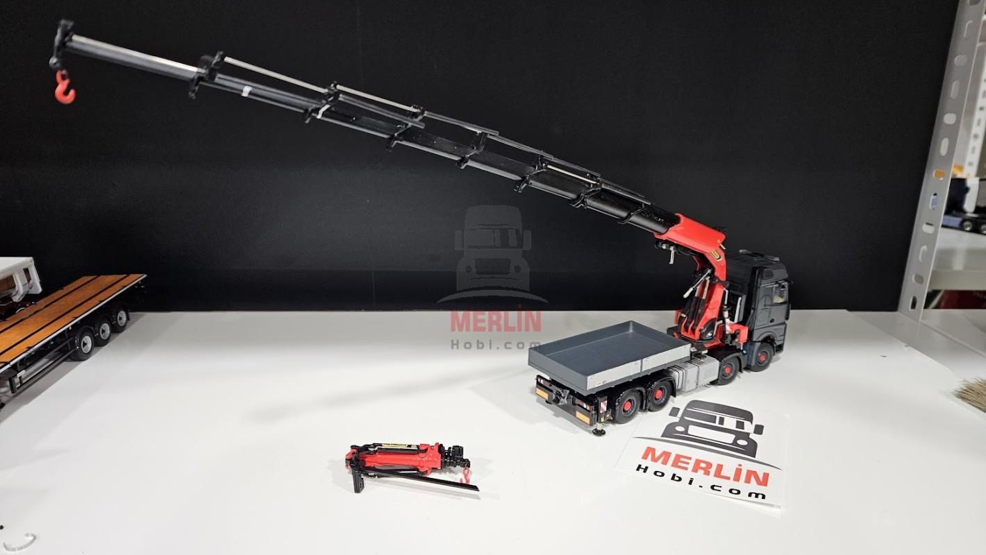 ikinci el - Mercedes AROCS BIG SPACE 8X4 + PALFINGER PK 165.002 TEC7 + JIB Vinçler