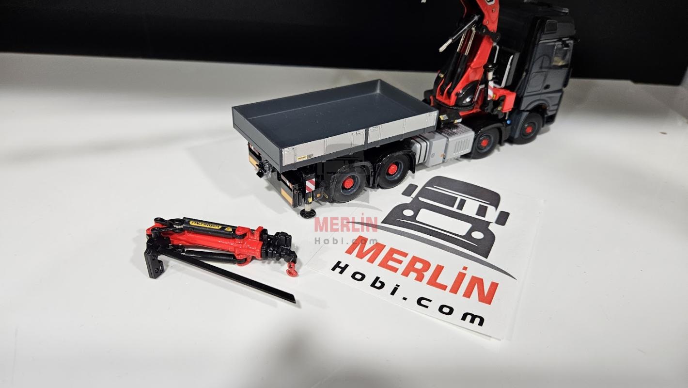ikinci el - Mercedes AROCS BIG SPACE 8X4 + PALFINGER PK 165.002 TEC7 + JIB Vinçler