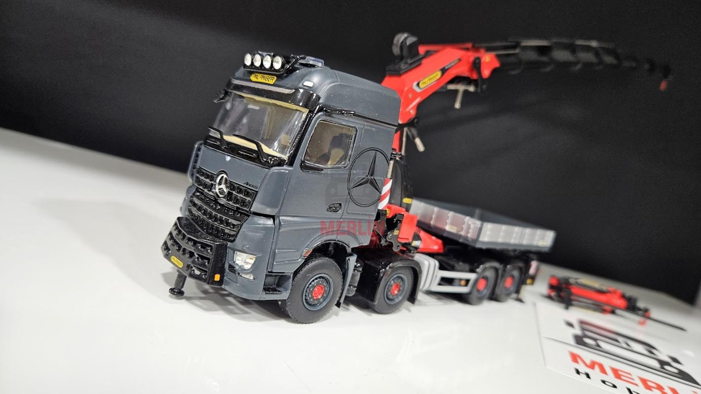 ikinci el - Mercedes AROCS BIG SPACE 8X4 + PALFINGER PK 165.002 TEC7 + JIB Vinçler
