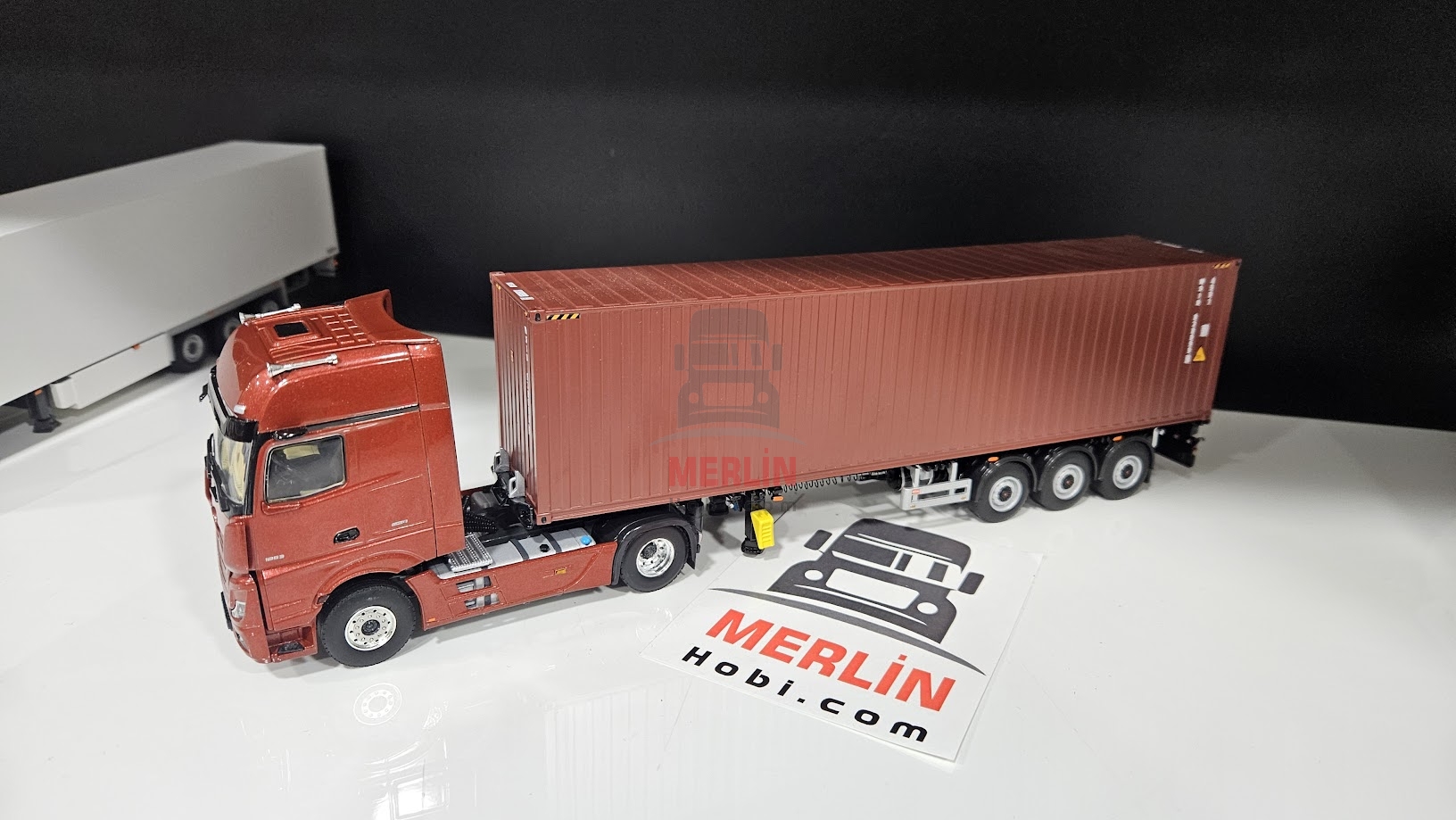 1/50 - Mercedes Actros L 1853 4X2  + 40ft Konteyner + Dorse -wsi