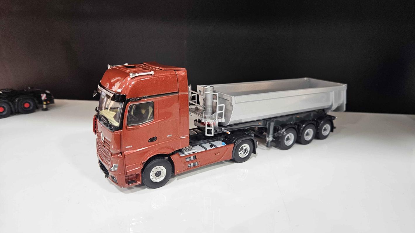 1/50 - Mercedes ACTROS L 1853 MP5  4x2 + Damper Dorseli Tır Çekici
