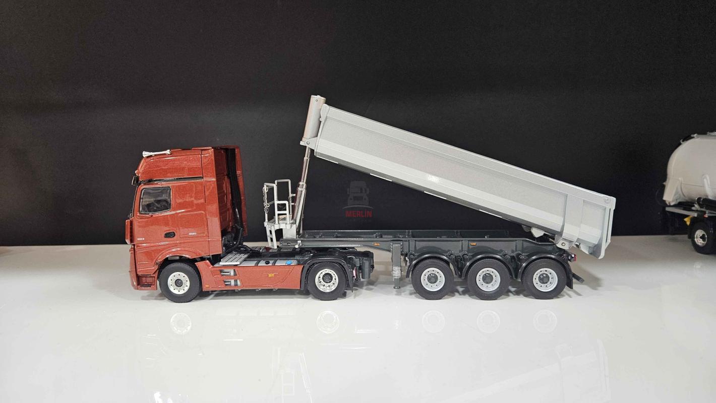1/50 - Mercedes ACTROS L 1853 MP5  4x2 + Damper Dorseli Tır Çekici
