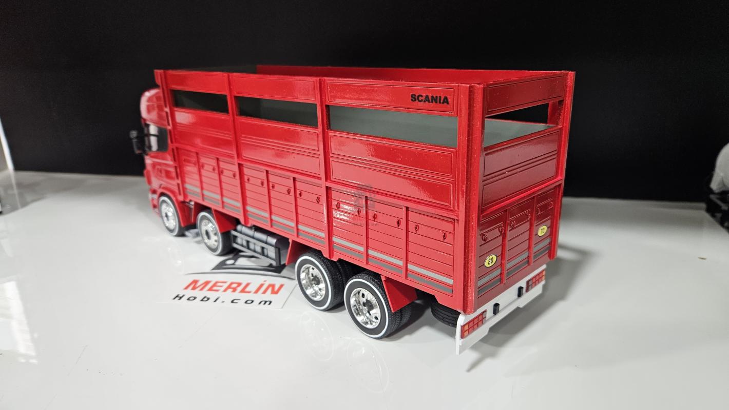 1/32 - Scania 8x4 V8 R730 Topline Özel imalat Kamyon