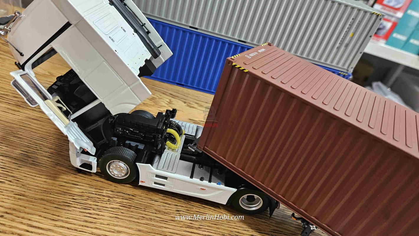 1/32 Marge Mercedes Actros 4x2 + 40ft Konteyner Dorse