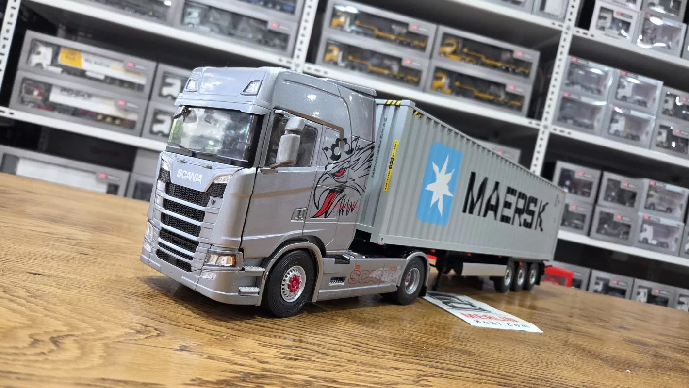 1/24 Scania 580S Highline + Konteyner Dorse - MAERSK  – Solido