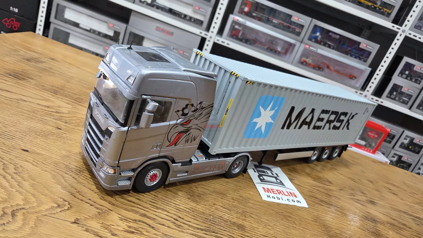 1/24 Scania 580S Highline + Konteyner Dorse - MAERSK  – Solido