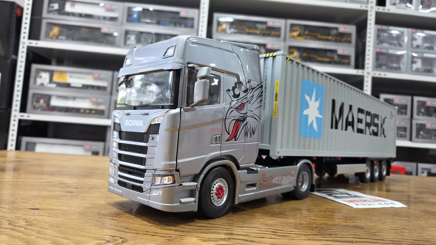 1/24 Scania 580S Highline + Konteyner Dorse - MAERSK  – Solido