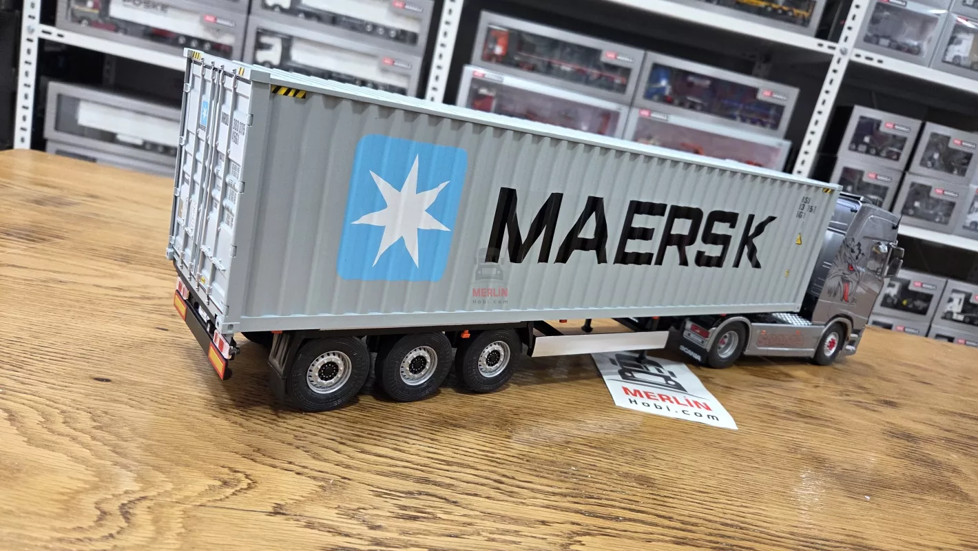 1/24 Scania 580S Highline + Konteyner Dorse - MAERSK  – Solido