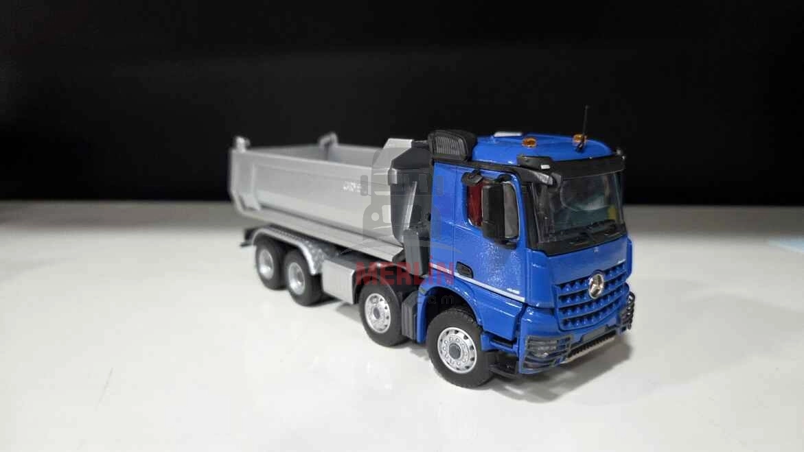 1/50  Mercedes AROCS 8X4 Mavi Renk Damperli Kamyon
