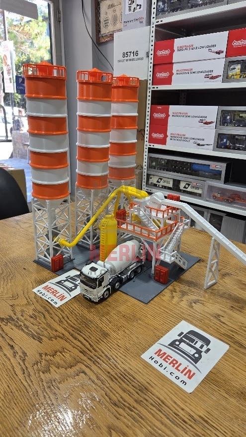1/50 Scale Concrete Batching Plant Silo Station