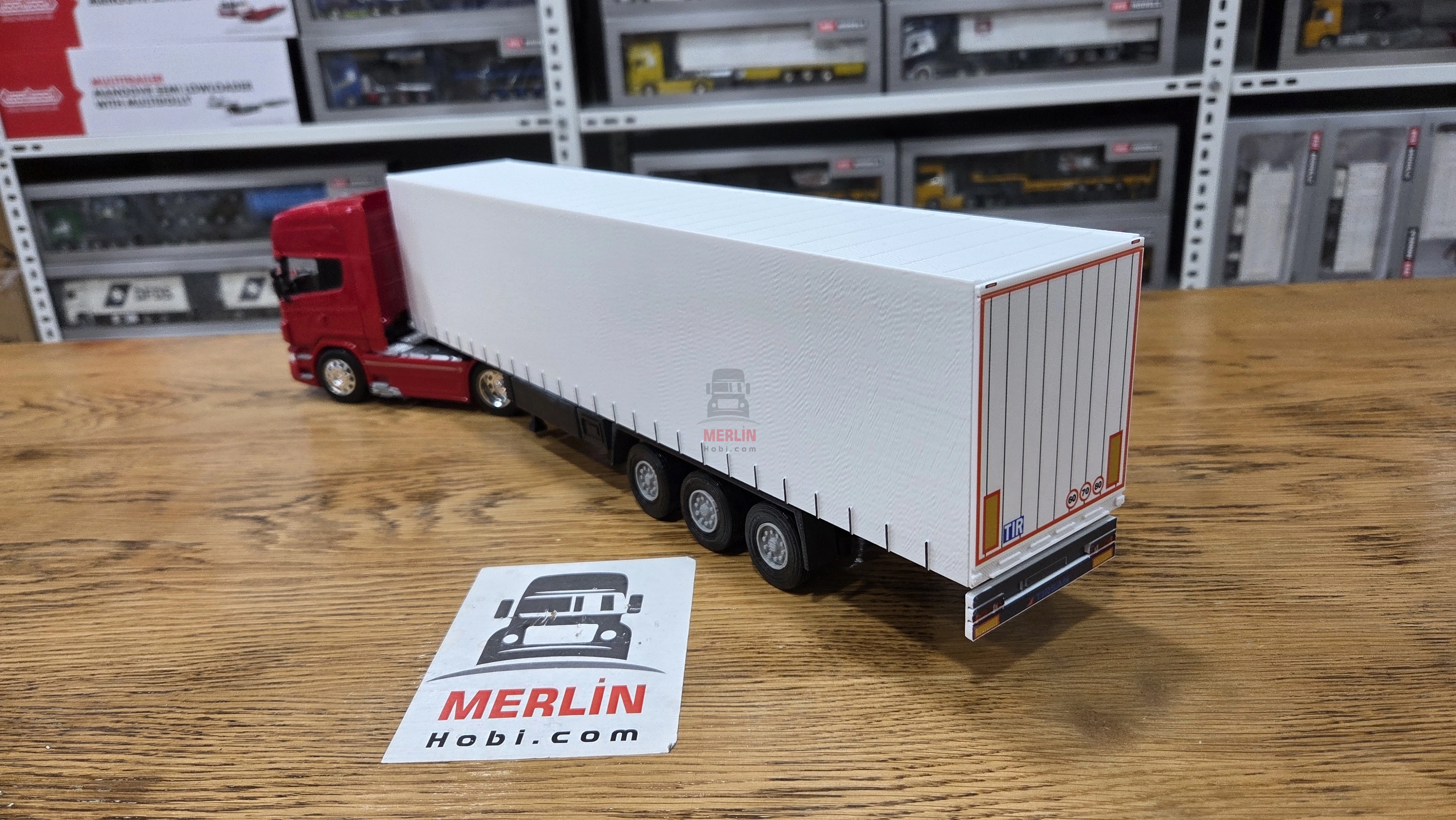 1/32 - Scania V8 R730 ve Tenteli Dorseli  Özel imalat