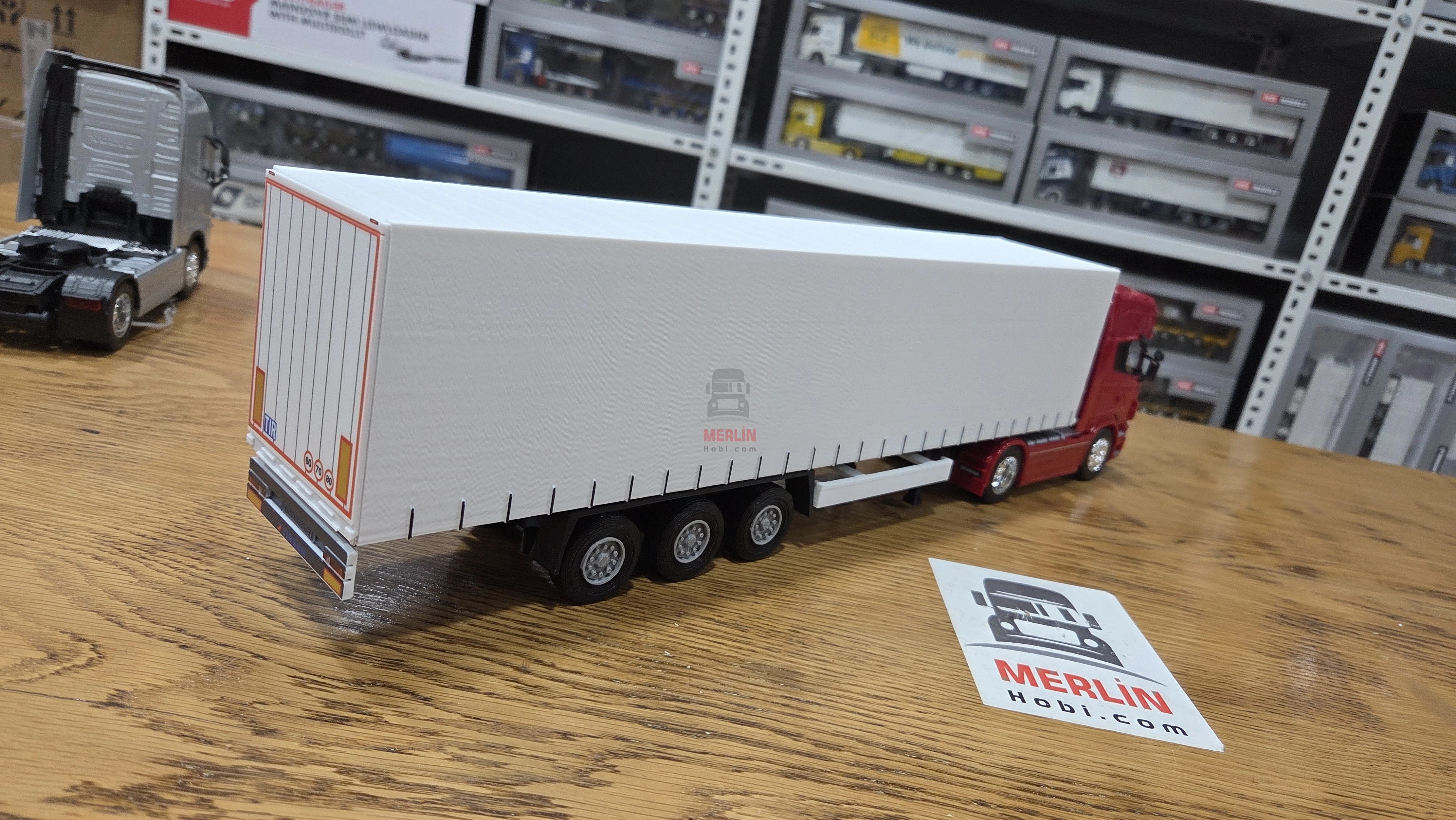 1/32 - Scania V8 R730 ve Tenteli Dorseli  Özel imalat