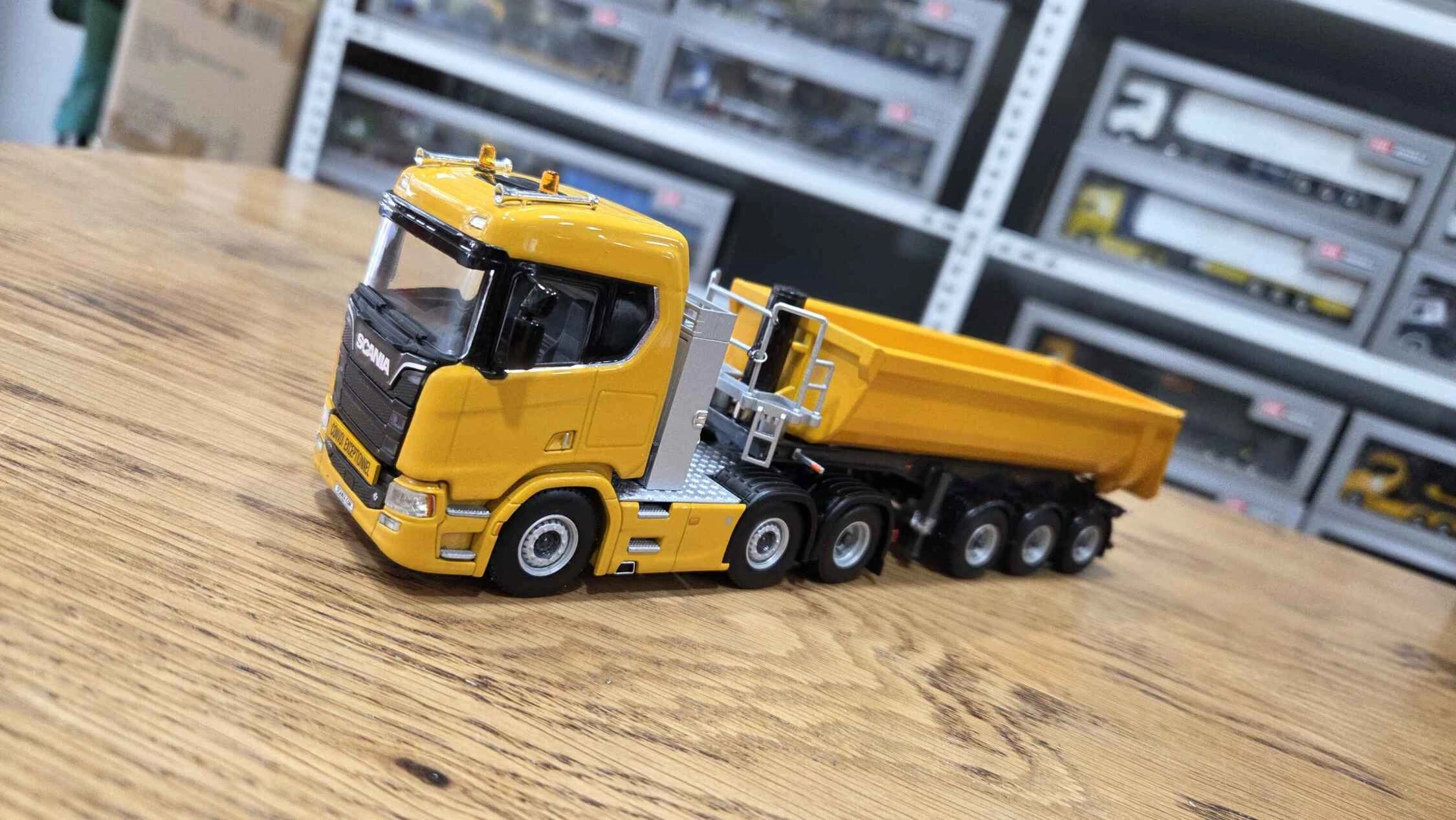 1/50 - Scania R530 6x2  + 3 Aks Damper Dorse Sarı