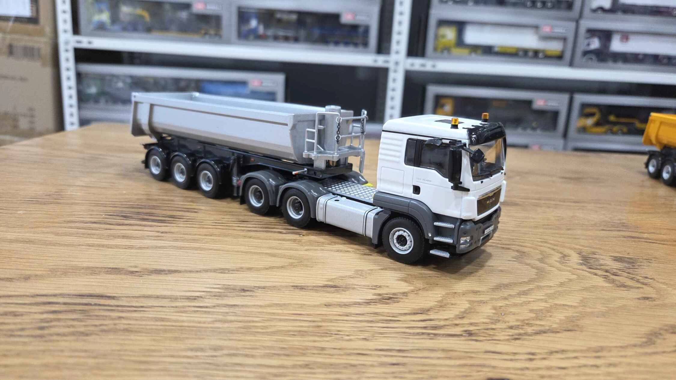 1/50 - MAN TGS 6x4  + 3 Aks Damper Dorse Gri