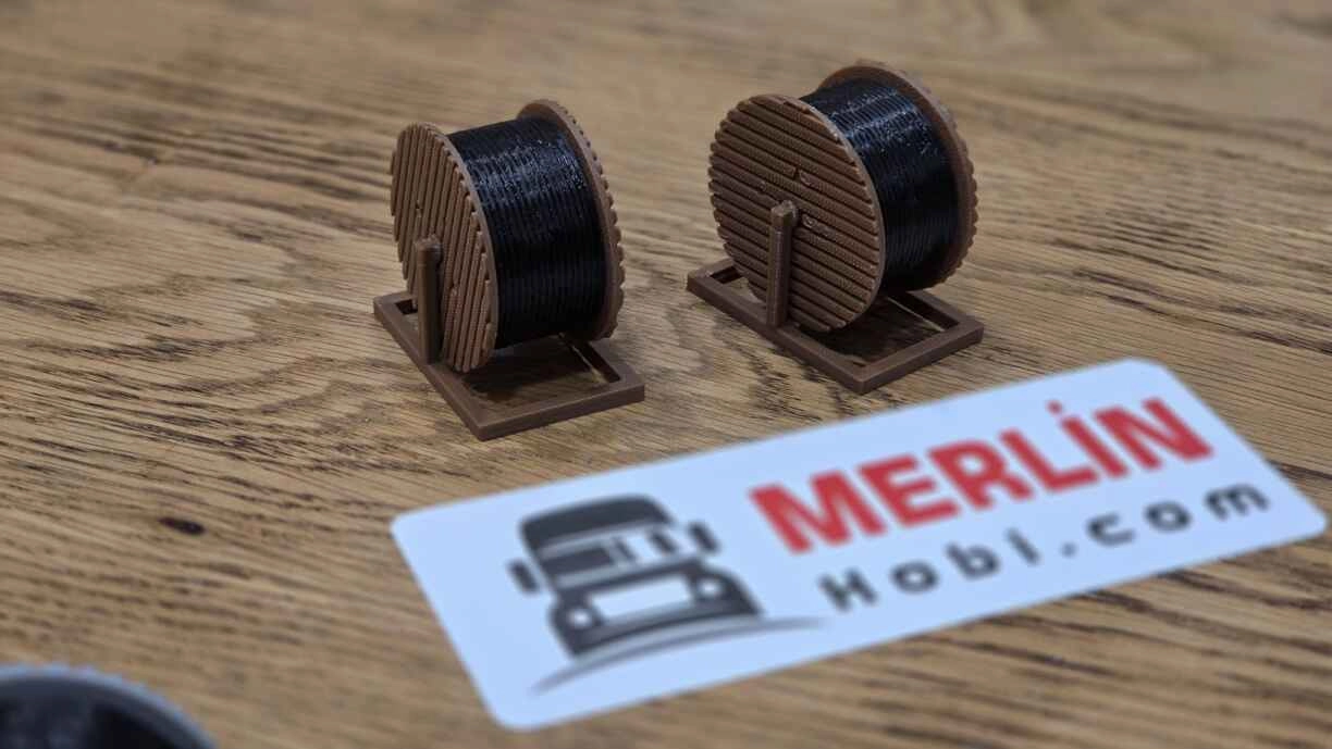 1/50 - 2 adet Kablo Makara- Diorama ve Yük için Aksesuar