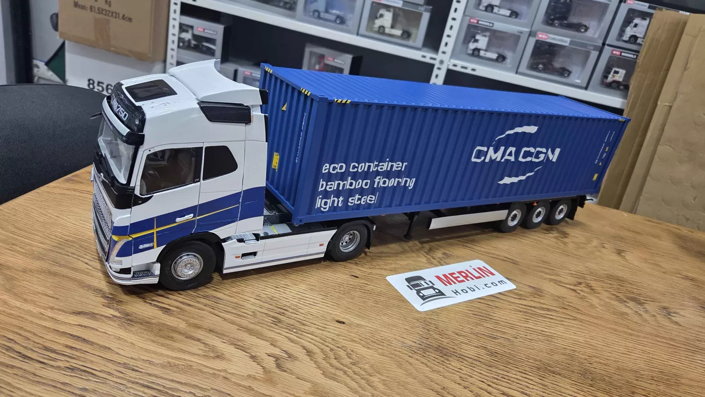 1/24 Volvo FH5 XL 500 + CMA CGM Konteyner Treyler – Solido