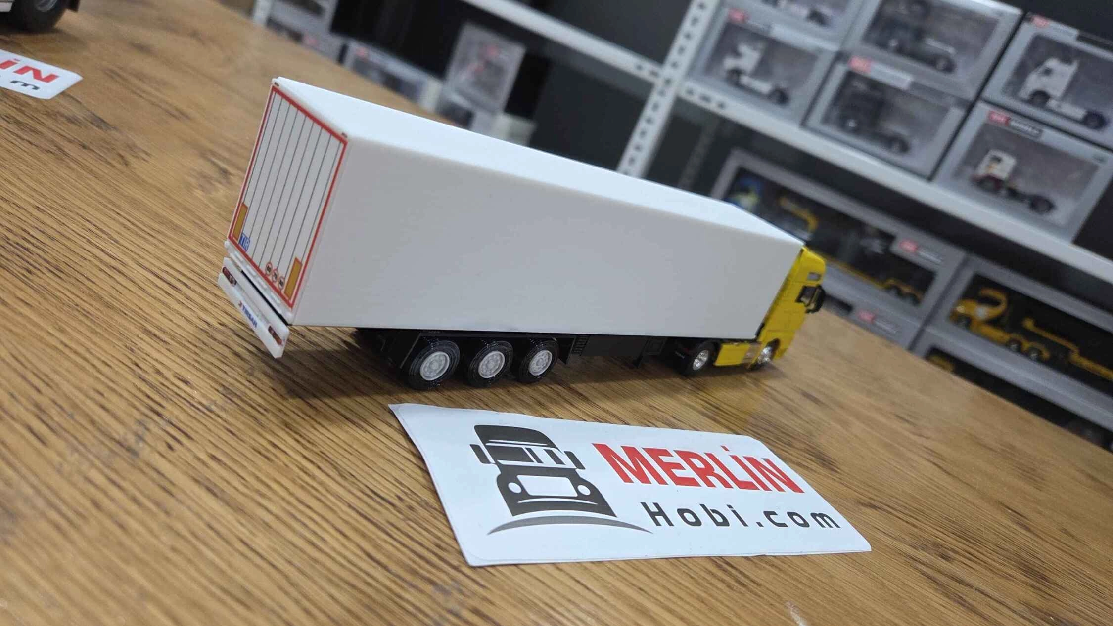 1/64 Ölçek Metal MAN TGX XXL SARı + Frigo Dorseli