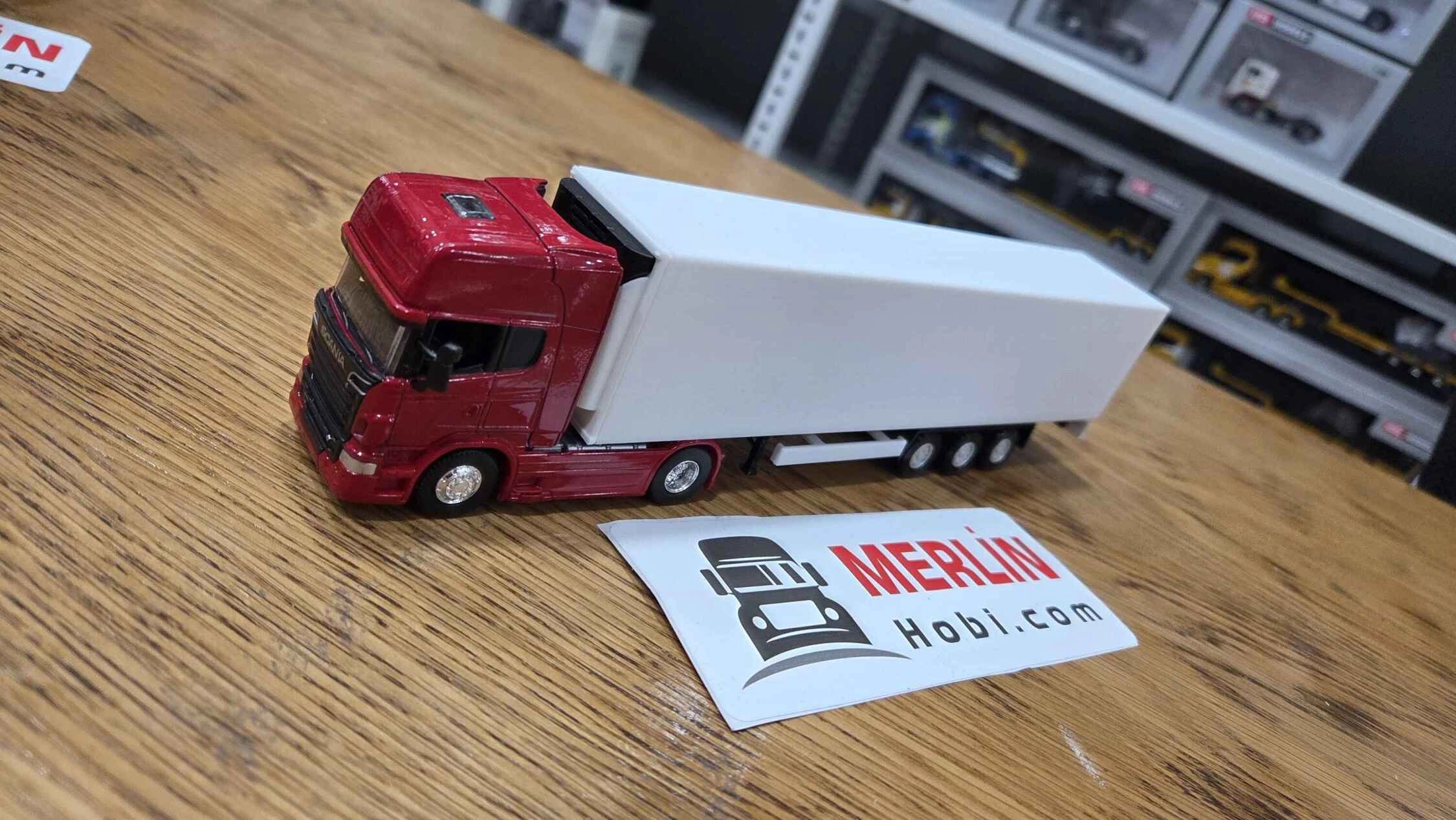 1/64 - Scania 4x2 ve Frigo Dorse  Welly Tır Çekici