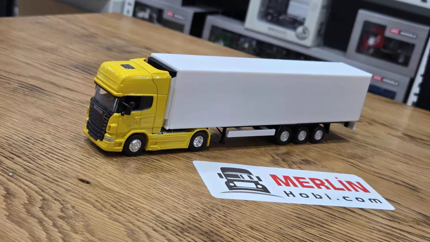 1/64 - Scania 4x2 and Frigo Trailer Welly Tractor