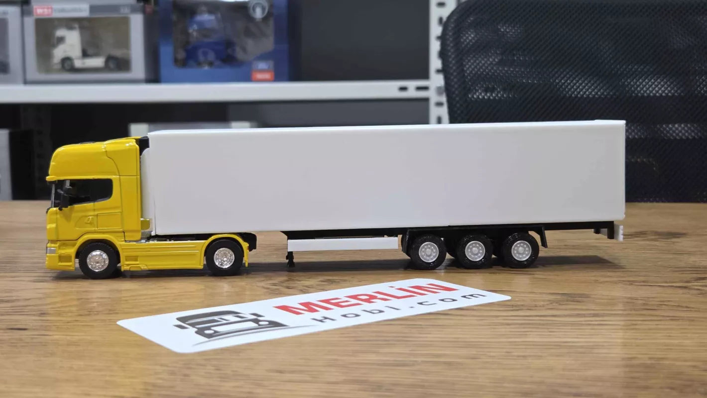 1/64 - Scania 4x2 and Frigo Trailer Welly Tractor
