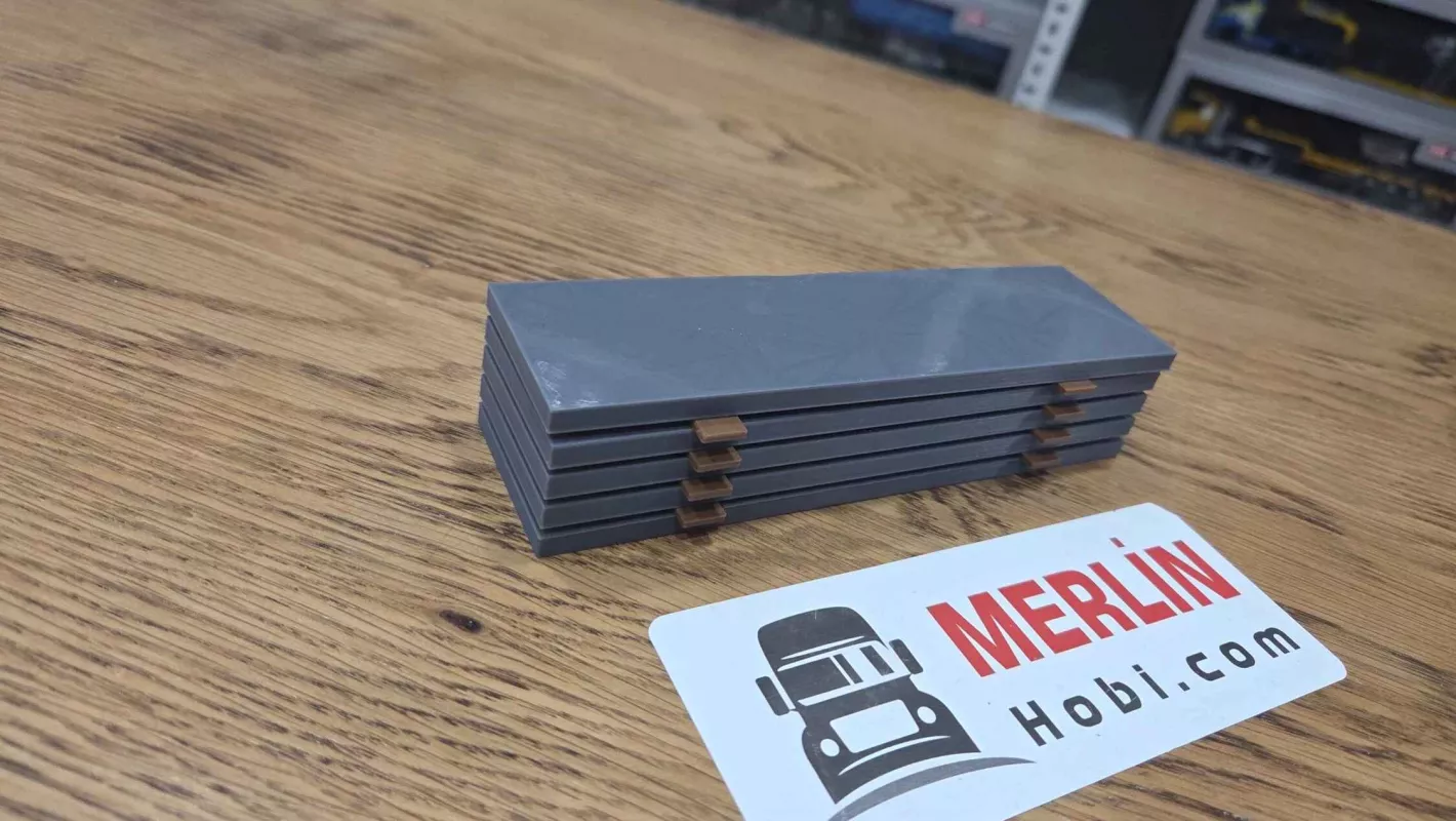 1/50 - Concrete Panel 5 Pieces - Diorama and Accessory for Load