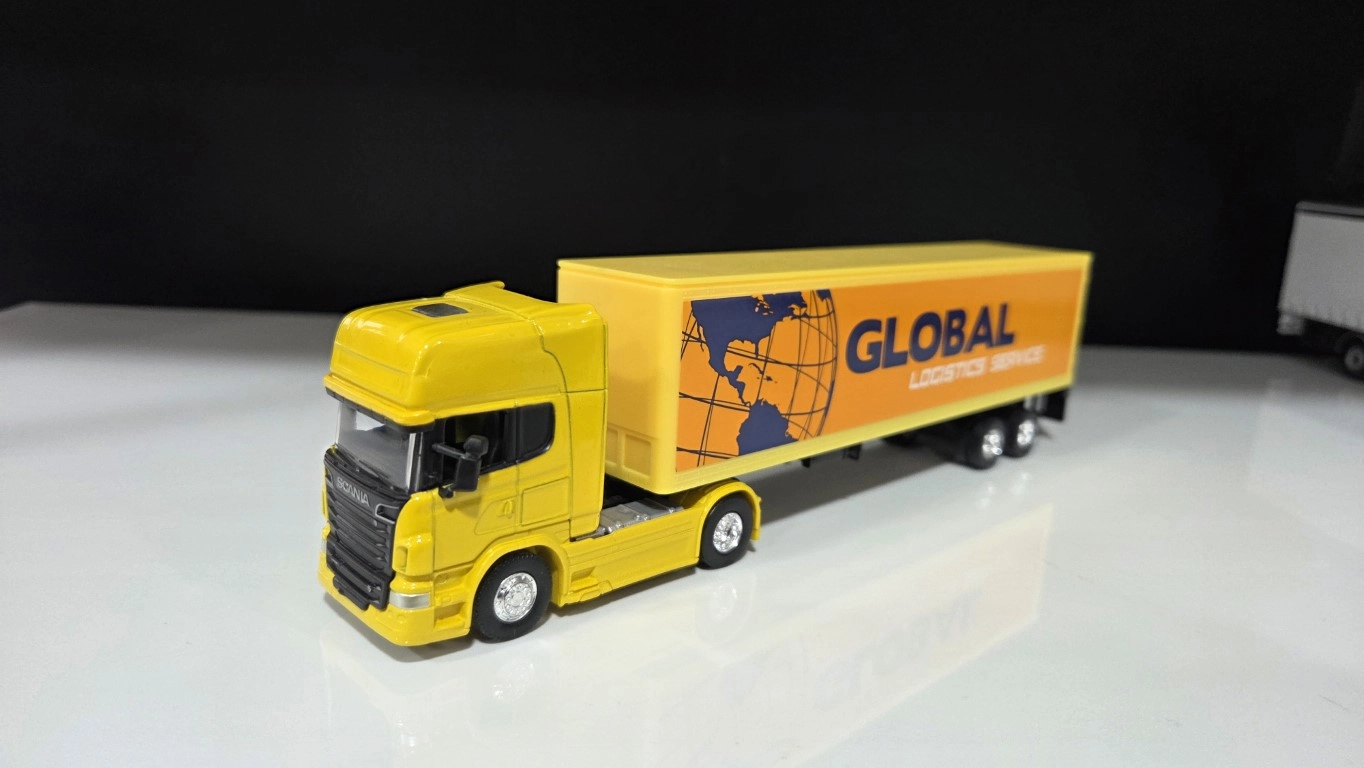 1/64 - Scania 4x2 ve Dorse  Welly Tır Çekici